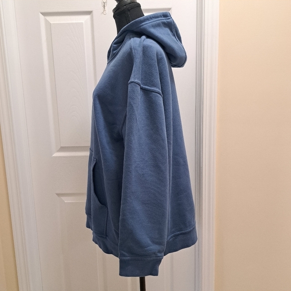 Kirkland Signature Hoodie Pullover Heavyweight Sweatshirt Blue Women's XXL - Picture 11 of 15